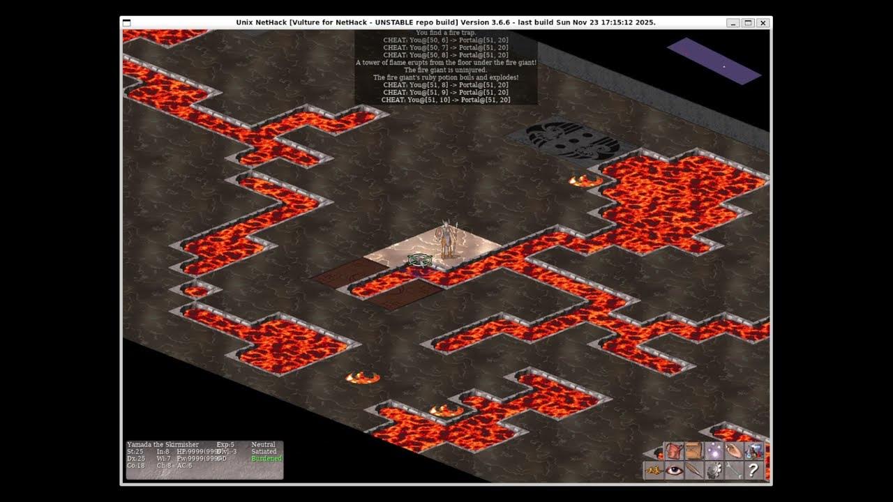 notepad93120484's tweet card. NETHACK GOD MODE: Vulture 3.6.6 Ascension in 7 Minutes (Unkillable...
