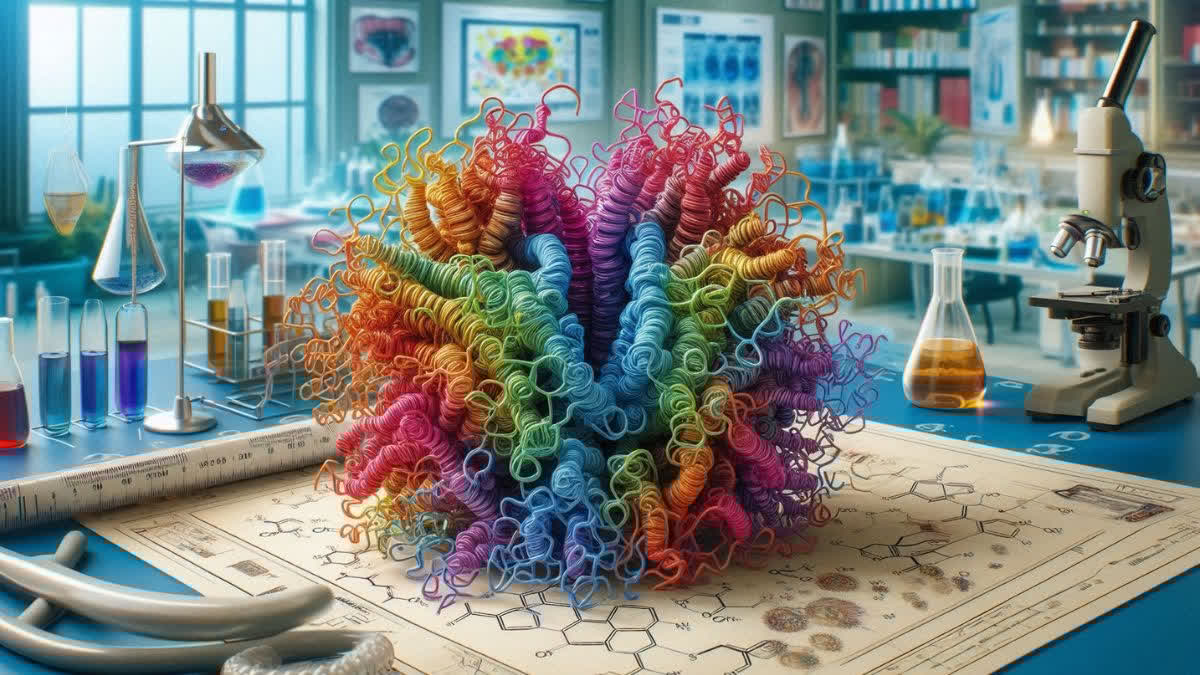 ETVBharatEng's tweet card. Actin, a structural protein, plays a crucial role in cancer progression and brain diseases, offering new paths for targeted treatment and research.