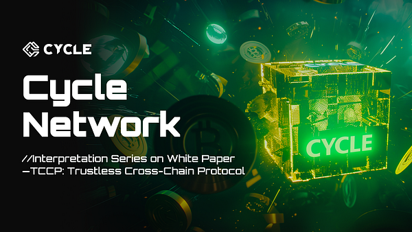 cyclenetwork_GO's tweet card. The Cross-Chain Message