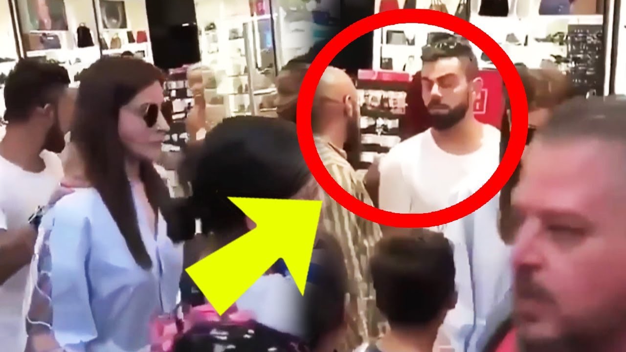 PkRobinsingh's tweet card. An Unknown Man Pushed Virat Kohli in Cape Town Shopping Mall ! Video...