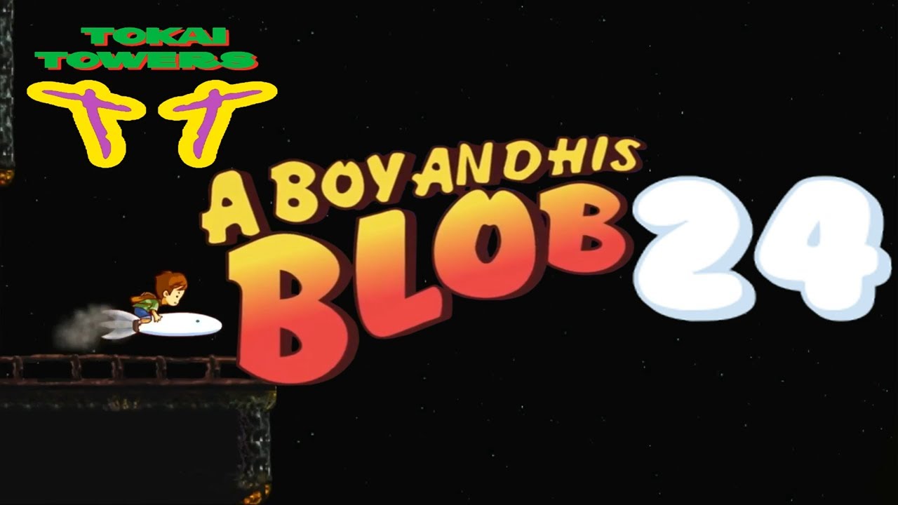 guantokai's tweet card. Tokai Towers - A Boy and His Blob Floor 24) Bob Are You The King Now?