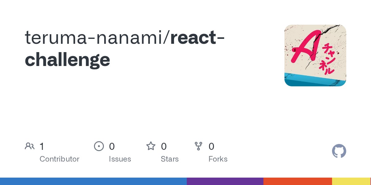 teruma_nanami's tweet card. Contribute to teruma-nanami/react-challenge development by creating an account on GitHub.