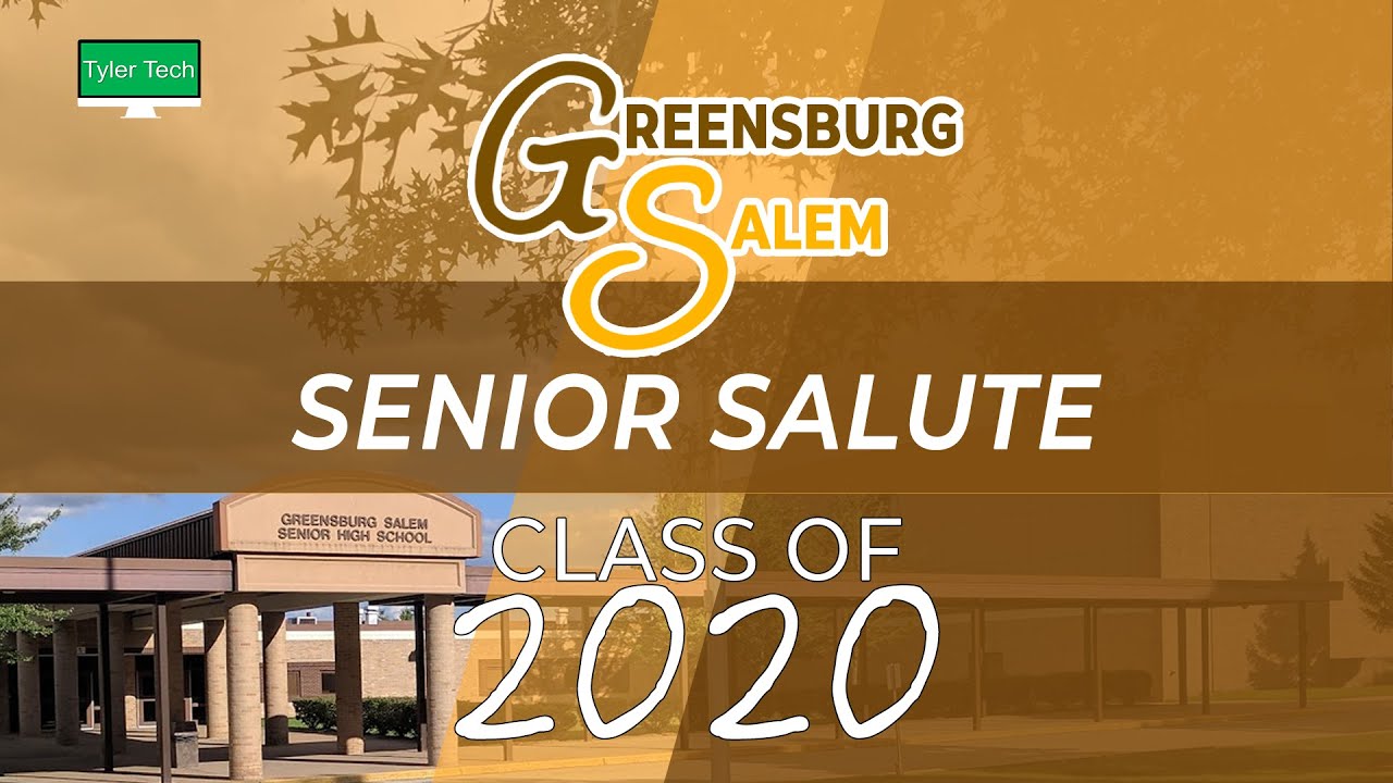 TylerTechCEO's tweet card. Senior Salute - Greensburg Salem Class of 2020
