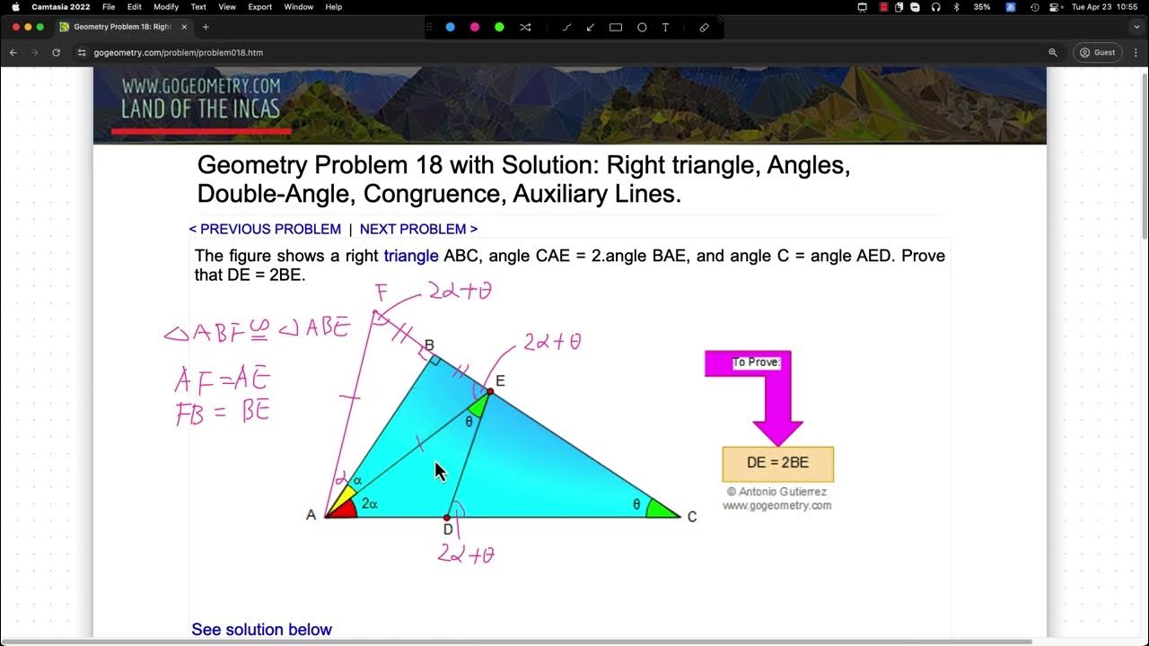motegitomonari's tweet card. gogeometryの問題をひたすらやる#18 　幾何学 geometry