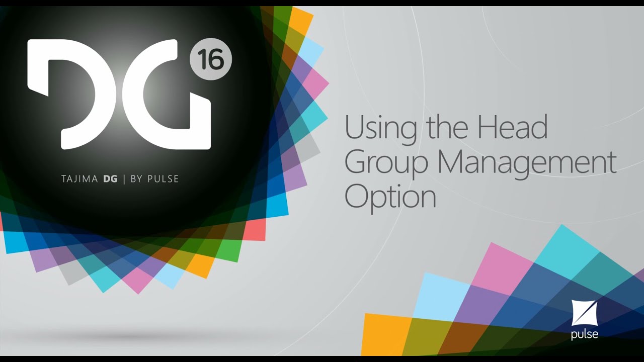 pulsemicro's tweet card. Tajima DG16 by Pulse - Head Grouping Option