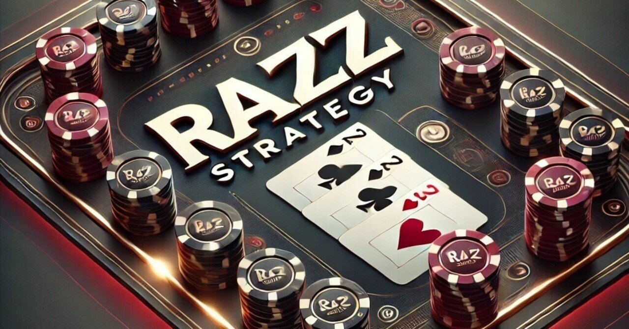 MixgameMaster's tweet card. Razzポーカー中級者向け戦略ガイド Razz（ラズ）は、セブンカードスタッドのローバリエーションで、最も弱い（低い）ハンドが勝つポーカーです。ホールデムとは異なる戦略が要求され、ボードに見えるアップカード（ドアカード）の情報が重視されます。本記事では、スターティングハンド選びからベッティング戦略、ブラフの活用法、特定状況でのプレイまで詳しく解説します。また、適宜具体例と確率計算を交えて理解...