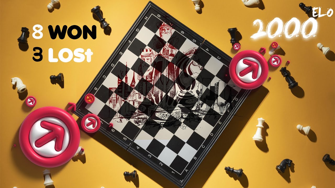 GHunterhor17499's tweet card. Strong Day with White: 8 Wins, 3 Losses | Road to 2000 Elo 🎉🏆👑...