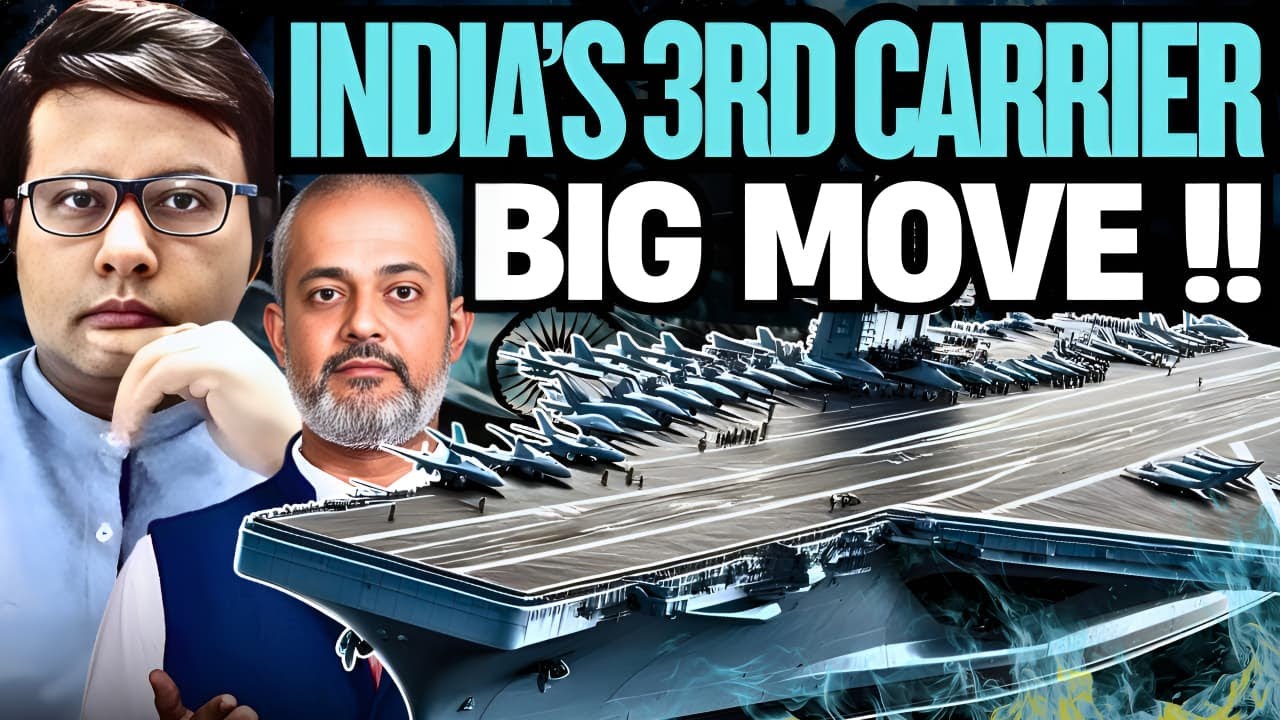 live_pathikrit's tweet card. India's Third Aircraft Carrier, Indian Navy & France & United Kingdom...