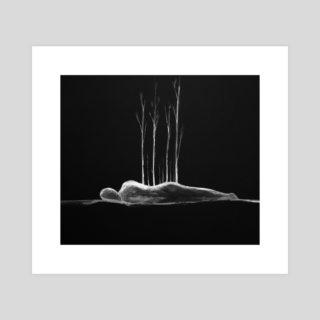 nimbleleaf's tweet card. This is a gallery-quality giclée art print on 100% cotton rag archival paper, printed with archival inks.