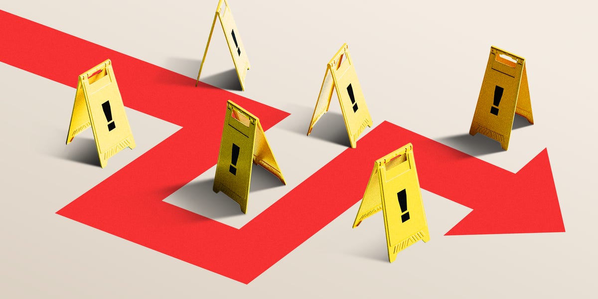 BusinessInsider's tweet card. From homebuilding to trucking, major parts of the US economy are in deep trouble. The weakness could drag the whole country into a recession.