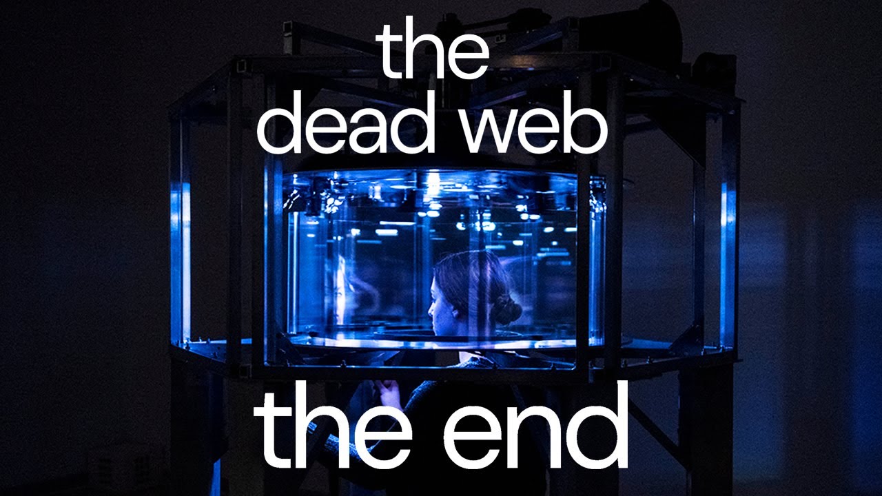 cognitiveloop's tweet card. The Dead Web - The End [Ludwig Museum]