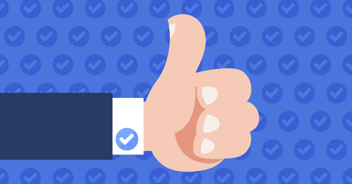 AdEspresso's tweet card. Want to earn that coveted blue Facebook checkmark? Learn how to verify your Facebook Page (and profile!) in just a few simple steps.