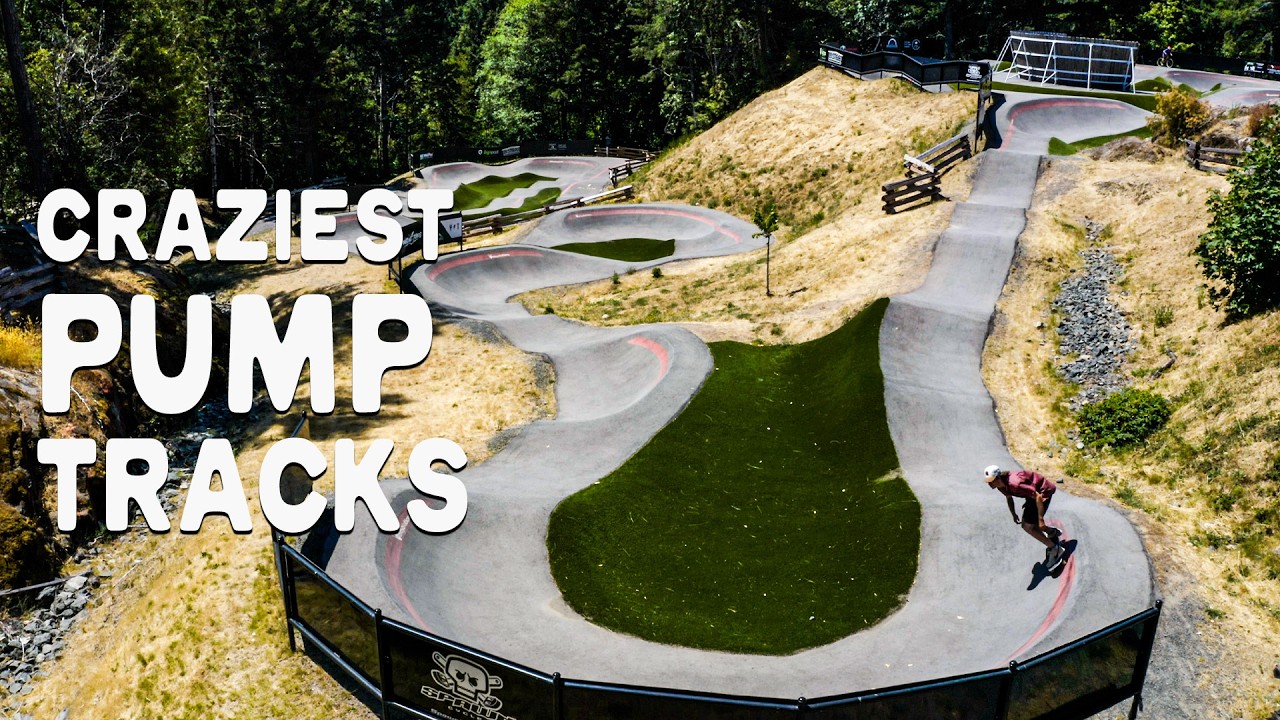 Landyachtz's tweet card. Craziest Pump Tracks We've Ever Skated