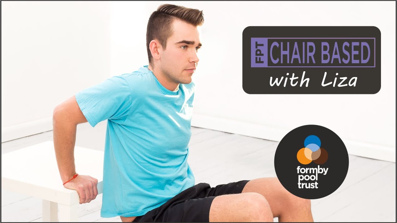 FormbyPoolT's tweet card. Chair Based Exercise with Liza - Formby Pool Trust (Fitness Class)
