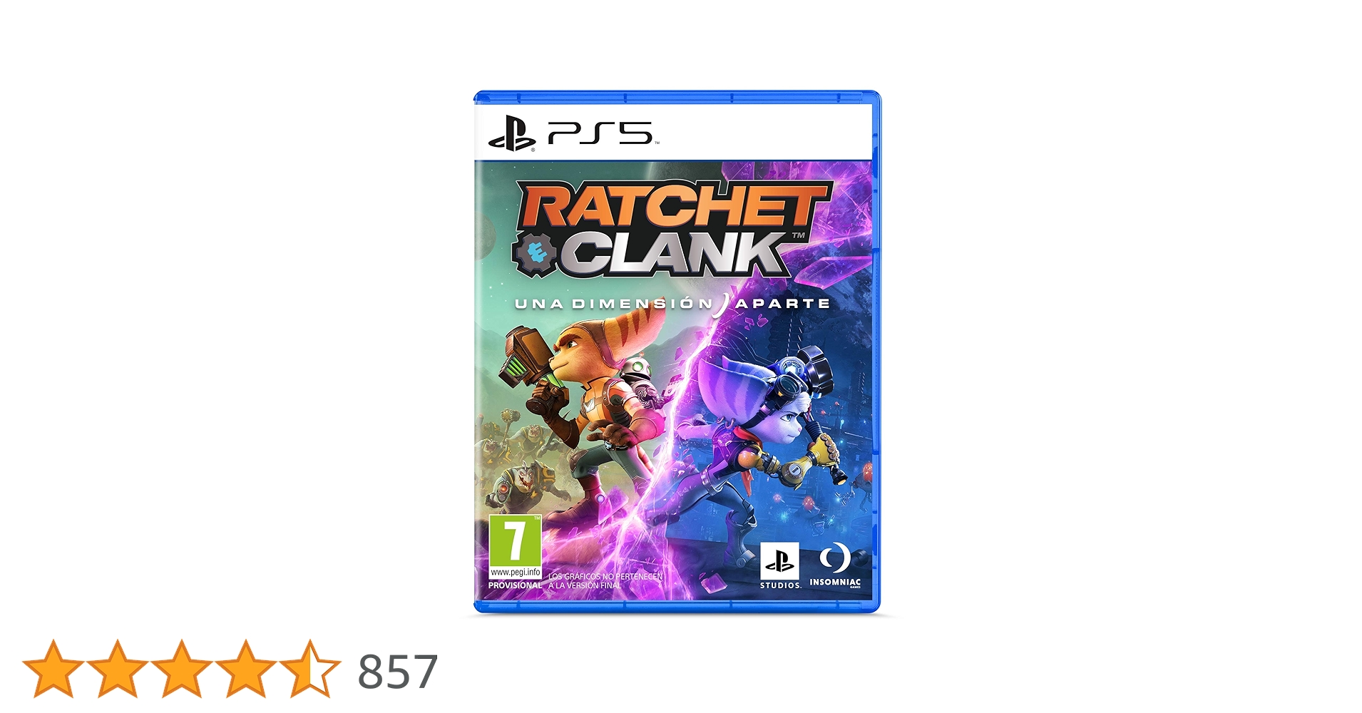 techchollos's tweet card. Ábrete paso a través de una aventura interdimensional. Salta de dimensión con Ratchet y Clank mientras se enfrentan a un malvado emperador de otra realidad. Salta entre mundos llenos de acción y más...