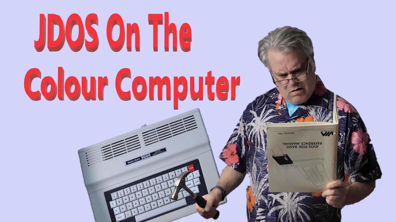 canadianretrot1's tweet card. JDOS On The Colour Computer