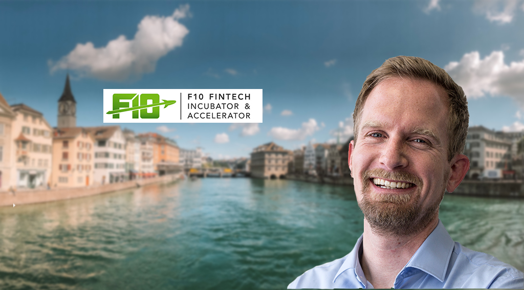 FinTechStuart's tweet card. F10 – THE HOME OF FINTECH is delighted to announce the appointment of Gerrit Sindermann as new Head F10 Zurich. Gerrit will join F10 FinTech Incubator & Accelerator mid of June 2020