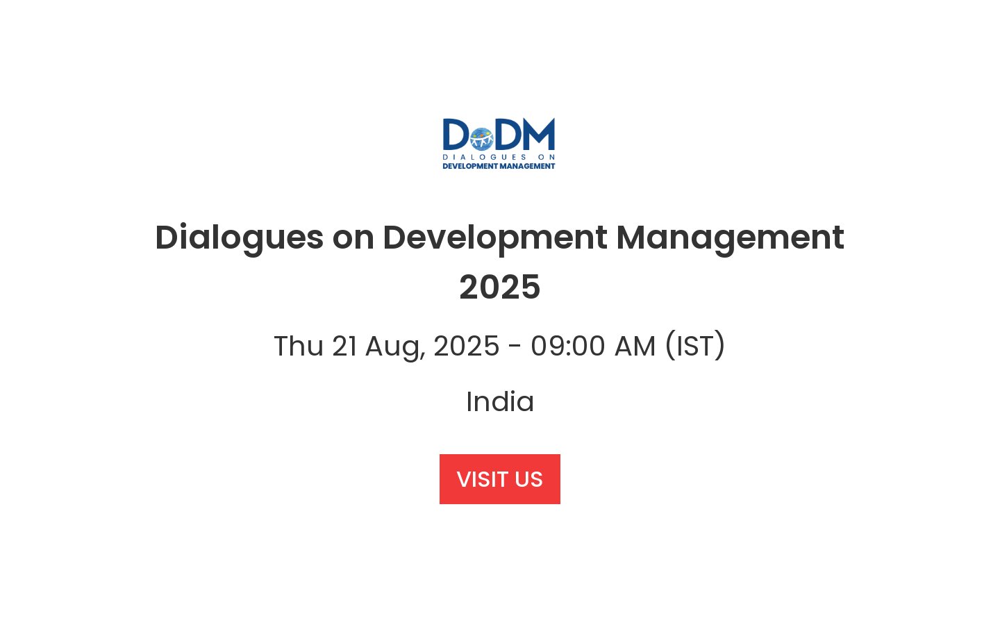 questalliance's tweet card. Dialogues on Development Management 2025 -