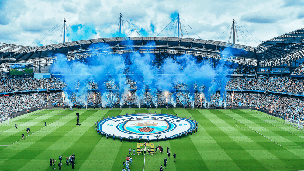 ManCityHelp's tweet card. Matchdays at the Etihad Stadium