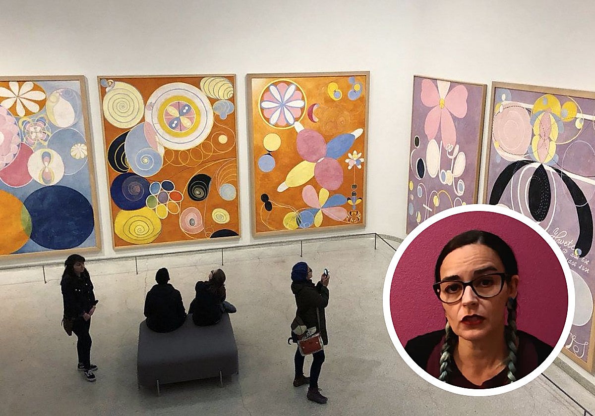Lenich7's tweet card. Hilma Af Klint, considerada hasta muchos años después de su muerte una artista menor, es hoy reconocida como una auténtica pionera