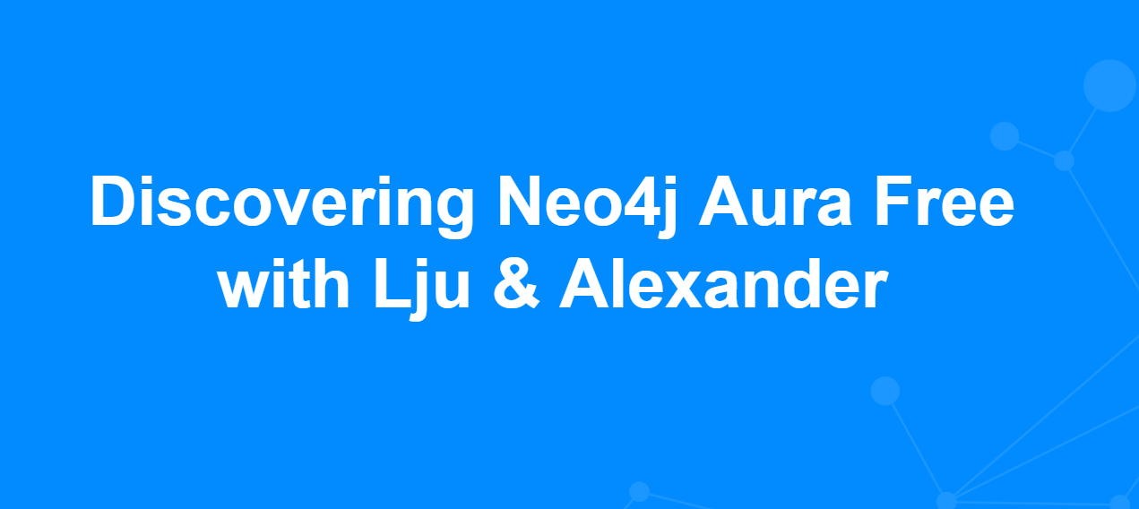 neo4j's tweet card. A repo with examples from the Discover Neo4j AuraDB Free Live Stream - neo4j-examples/discoveraurafree
