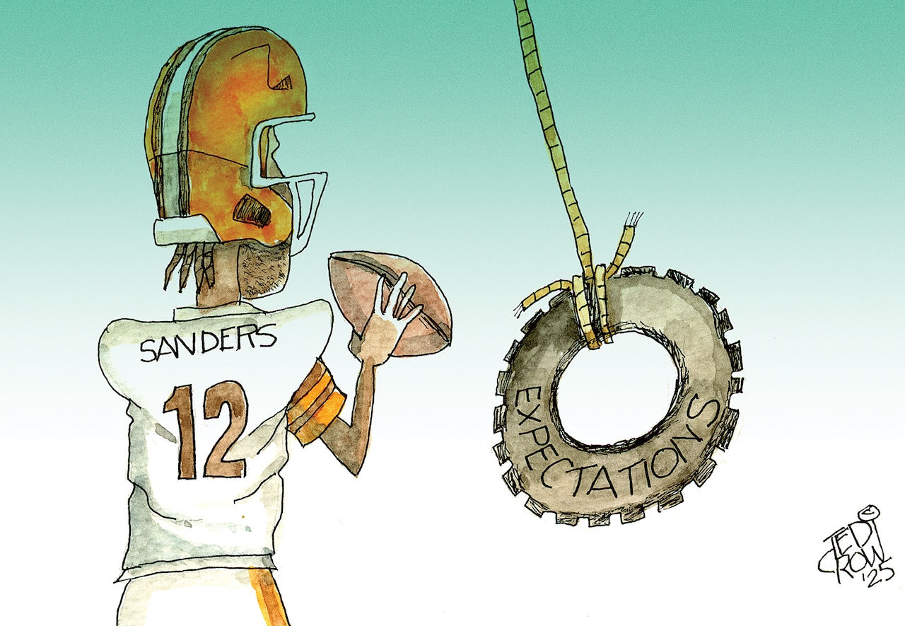 terrypluto's tweet card. Shedeur Sanders will be the 13h different starting QB in the six years Kevin Stefanski has been the Browns coach.