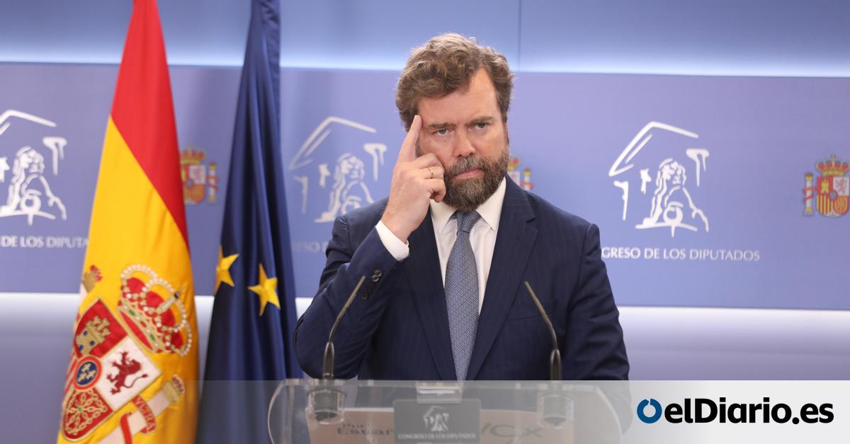 JesusCintora's tweet card. El portavoz parlamentario de Vox también tiene embargadas sus cuentas corrientes por no hacer frente a su condena por impago de parte de las obras de su lujosa vivienda de cinco plantas, como...