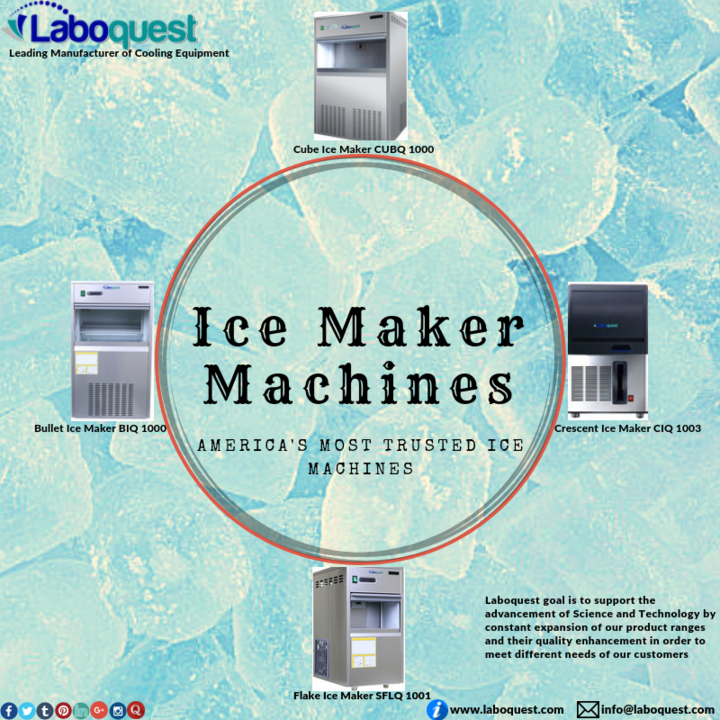 LaboquestI's tweet card. An ice maker, ice generator, or ice machine may allude to either a buyer device for making ice, found inside an independent apparatus for making ice on an extensive scale. Ice assumes irregular jobs.