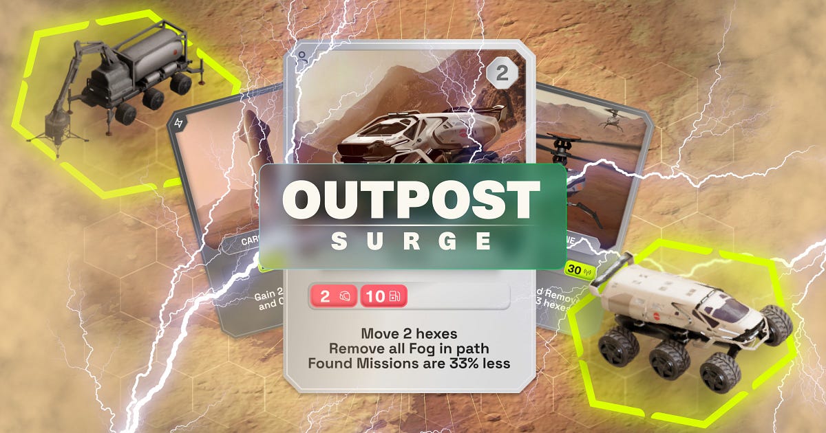 thriveonmars's tweet card. We’re excited to announce the details of Outpost Surge, a new game launching soon on Berachain. Balance resource management, strategic…