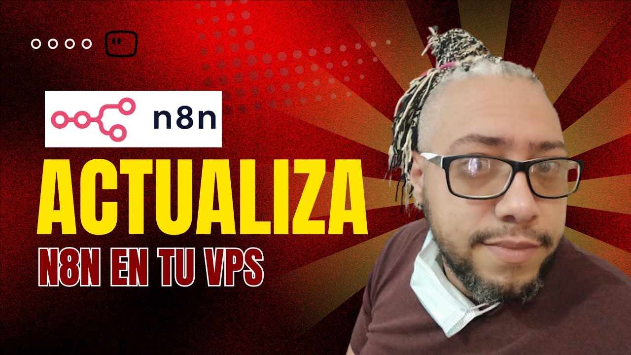 nocodeveloper's tweet card. Actualizar N8N en Easypanel
