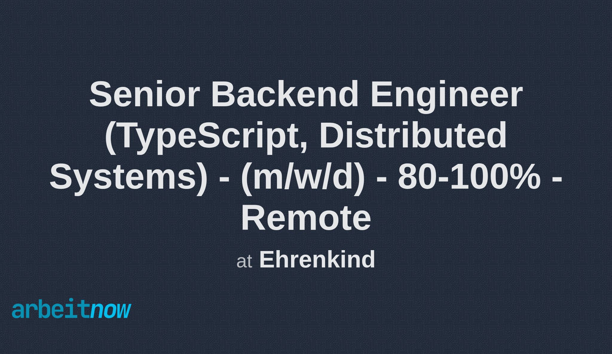 arbeitnow's tweet card. ADAM MEDIA is hiring a IT-Systemadministrator in Bruchsal. Apply now on Arbeitnow.