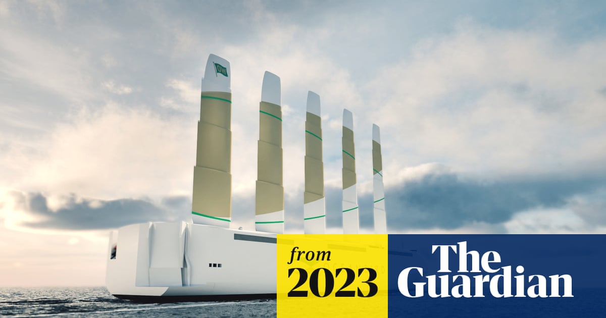 guardianeco's tweet card. Shipping produces a significant portion of the world’s greenhouse gases but new technology offers solutions to cut fuel use