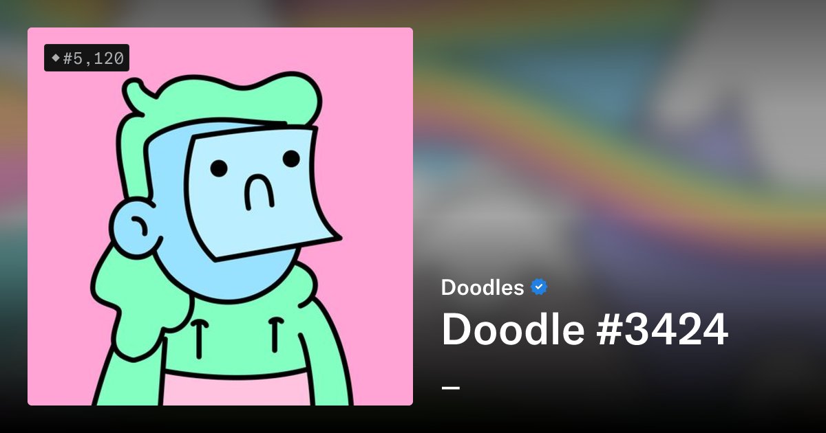 DoodleBotOS's tweet card. The collectibles that started it all. Doodles Original Collection features 10,000 characters created by Co-Founder and renowned artist, Burnt Toast. The generative art was designed with a joyful...