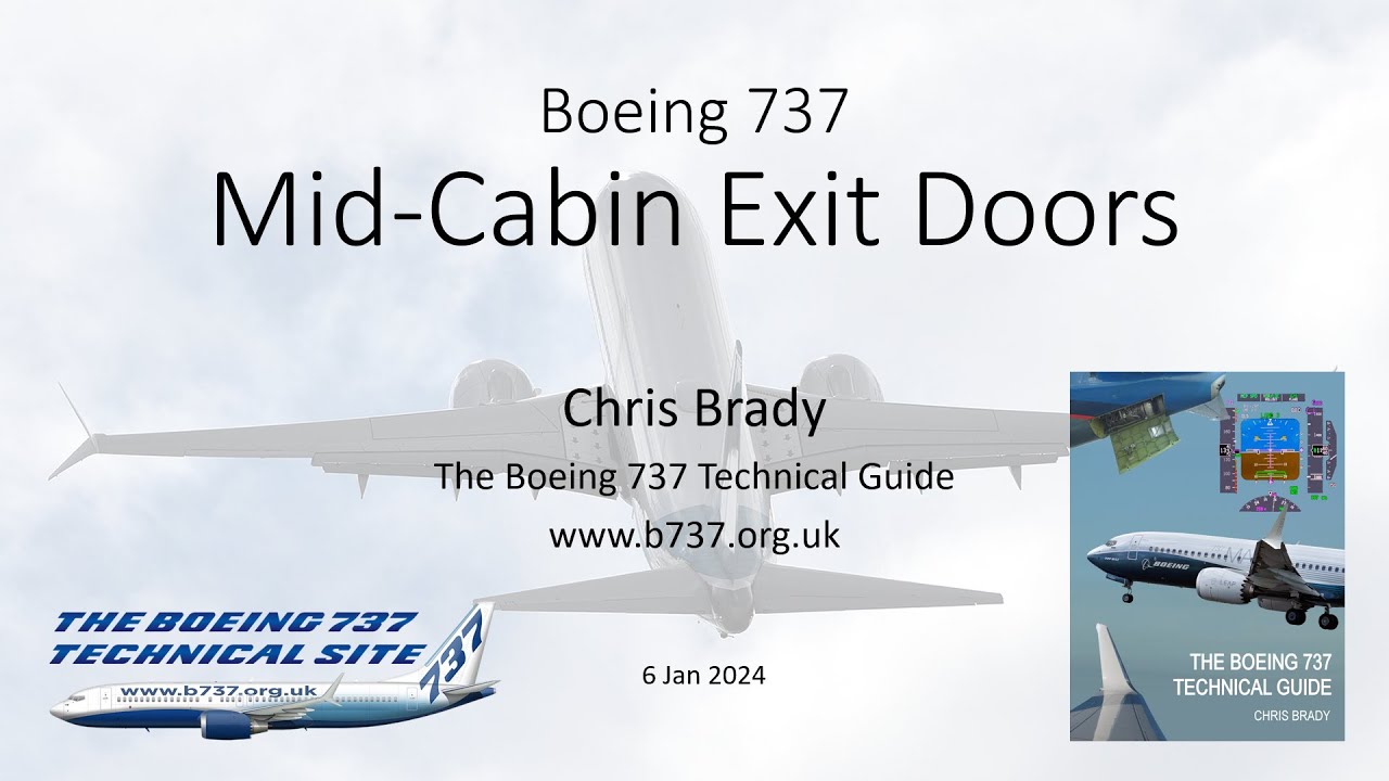 B737Tech's tweet card. 737 Mid-Cabin Emergency Exit Doors