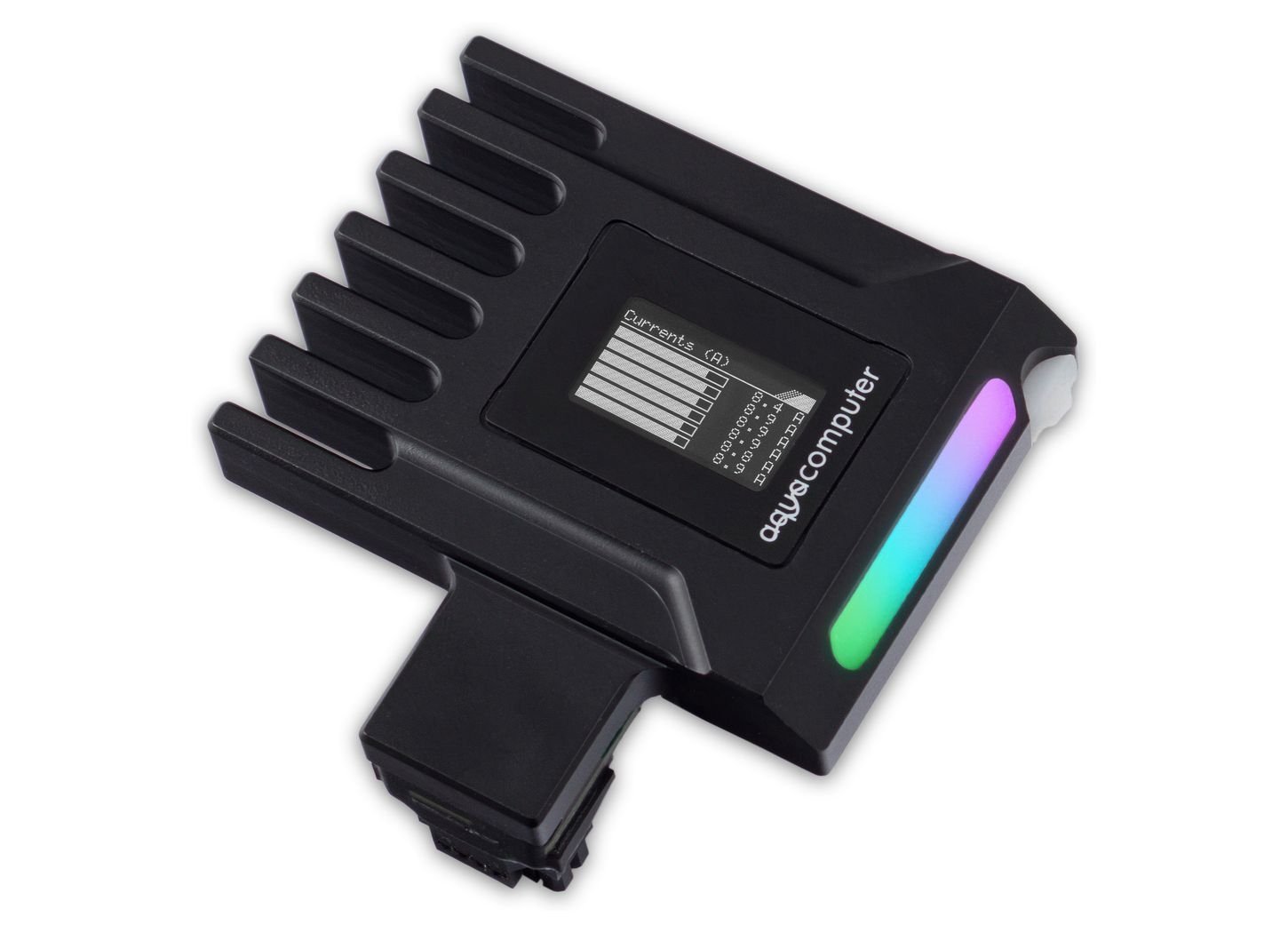 TweakTown's tweet card. Aqua Computer introduces AMPINEL: a new monitoring and power balancing device for 12V-2x6 power connectors, perfect for the GeForce RTX 5090 and more.