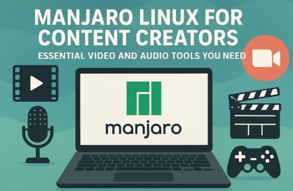 anupyadav123's tweet card. Ready to level up your content creation? ??️ Discover why Manjaro Linux for content creators is a game-changer in 2025! From Kdenlive and DaVinci Resolve for stunning videos to Ardour and LMMS for...