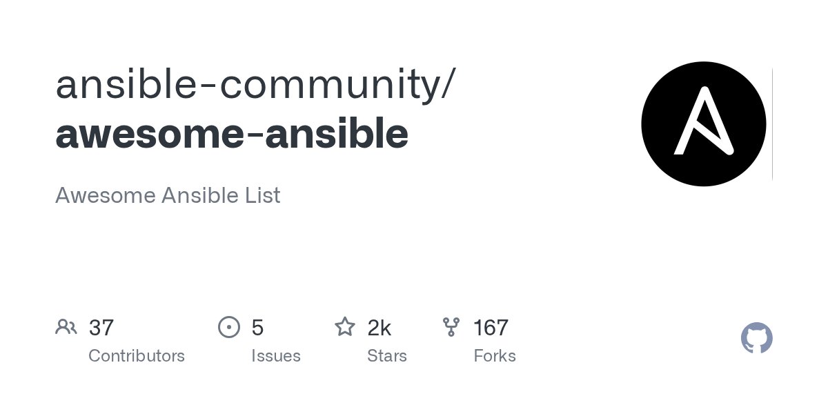 firozkhxn_'s tweet card. Awesome Ansible List. Contribute to ansible-community/awesome-ansible development by creating an account on GitHub.