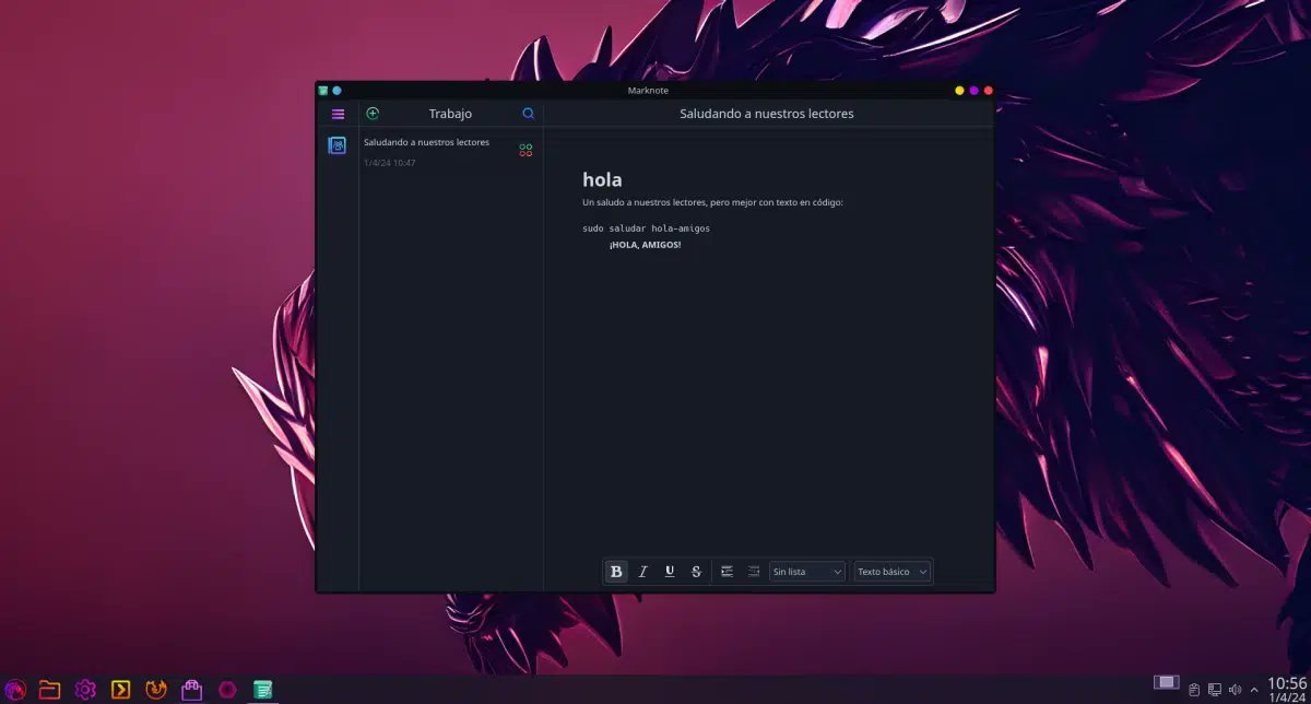 fcarmona's tweet card. Durante la semana pasada, KDE presentó una nueva aplicación con el nombre de MarkNote – la K que no falte -. Es una aplicación tipo WYSIWYG, es decir, lo que ves es lo que obtienes, y es para…