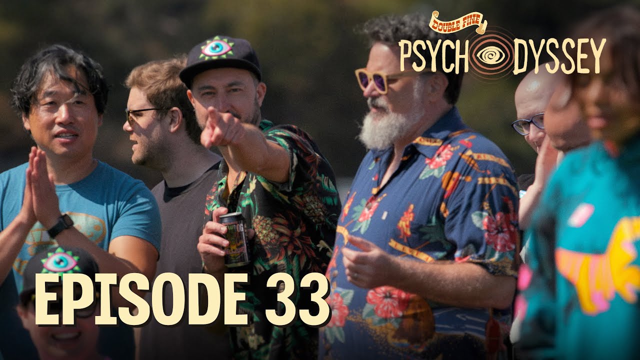DoubleFine's tweet card. Double Fine PsychOdyssey · Episode 33: “We Wrote It Down”
