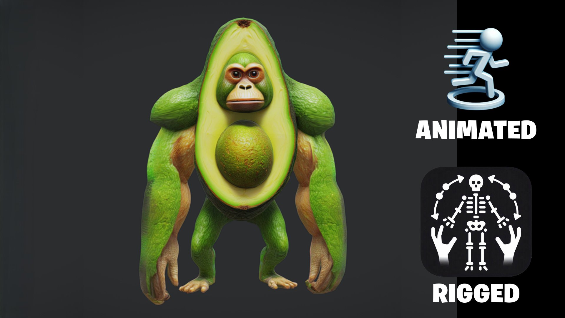 AIOS_Games's tweet card. Avocadogorilla, another italian brainrot character is now available!Let the meme take a spot in your project!Included: Breathing Idle AnimationRigged & Ready For AnimationsRelated:Included in a Pack:...
