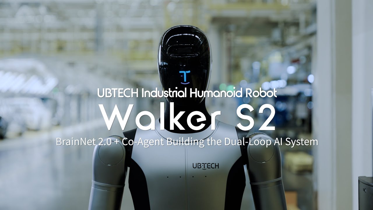 RiseOfRobots's tweet card. Meet UBTECH New-Gen of Industrial Humanoid Robot——Walker S2
