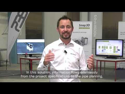 CAD_PlantDesign's tweet card. Polysoude 2022 Evenement Connected Pipe Shop | May 2022