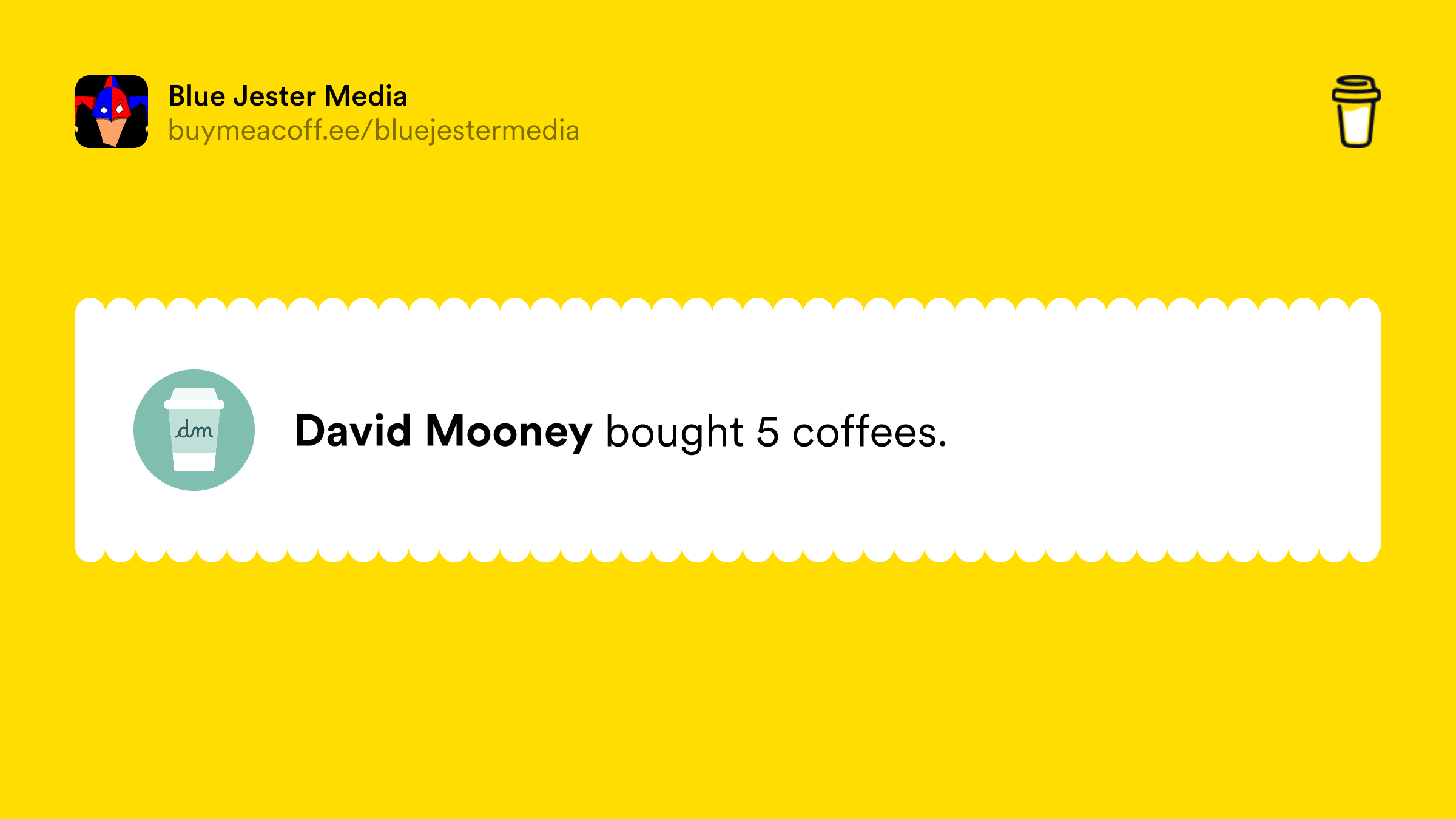 dcpower_author's tweet card. Blue Jester Media, the name behind the 'Filthy Henry: The Fairy Detective' podcast, now has a way for you fine folk to maybe buy us a coffee for those late night podcasting sessions. 