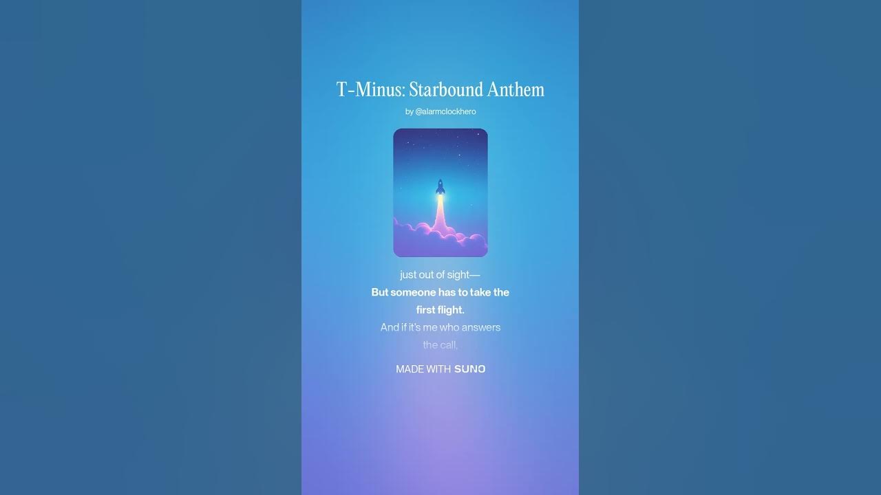 knifes316's tweet card. 🚀 T-Minus: Starbound Anthem