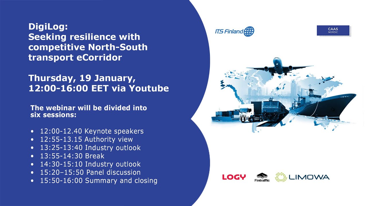 ITS_Finland's tweet card. DigiLog 2023