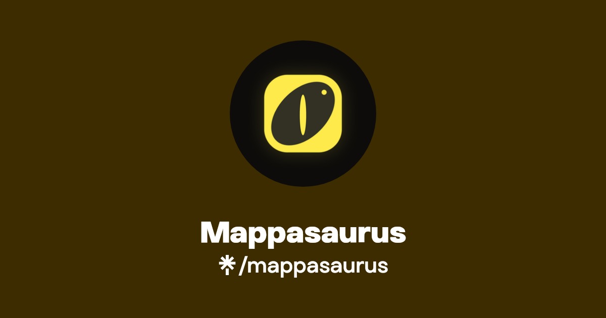 KriptoRoward's tweet card. Map The World Through The Eyes of Mappasaurus - Web 3.0 Exploration with Rewards