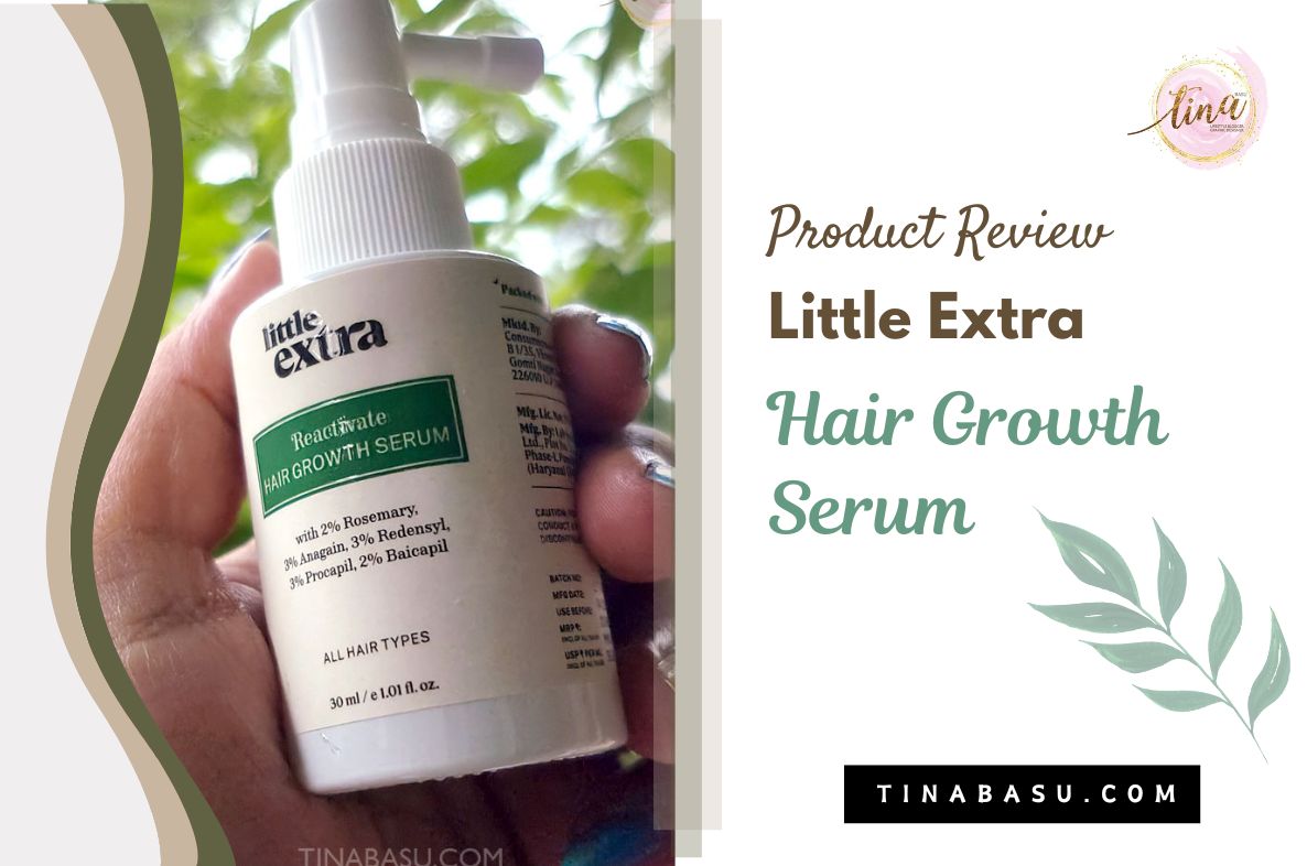 gleefulblogger's tweet card. Little Extra Hair Growth Serum Review - Does this rosemary Hair Serum live up to the hype? Check if natural ingredients can truly boost hair growth! #hairloss