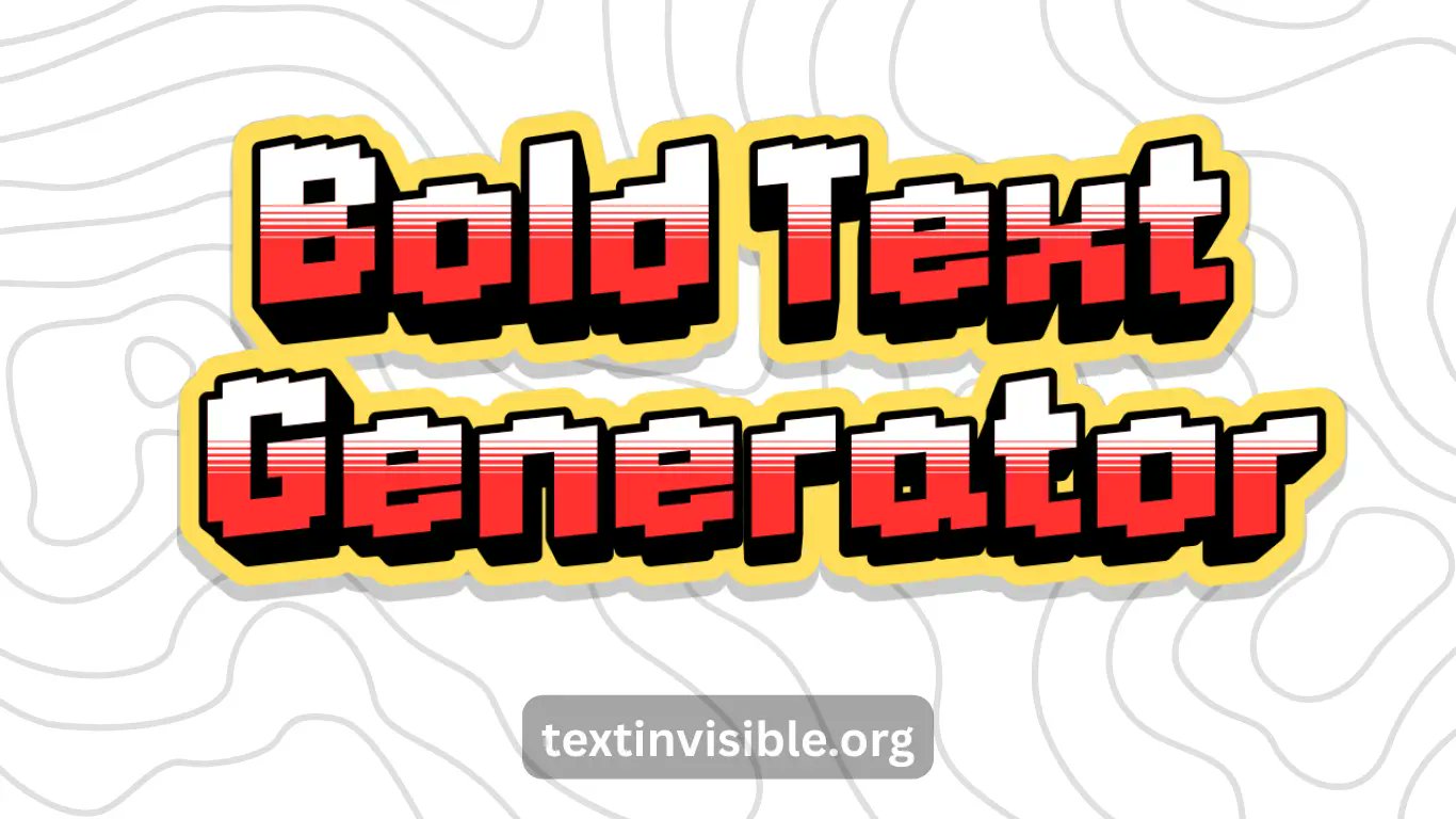 textinvisiblee's tweet card. Instantly generate bold text using our free online tool. Convert your text to bold Unicode fonts for Instagram, fb bio just copy and paste.