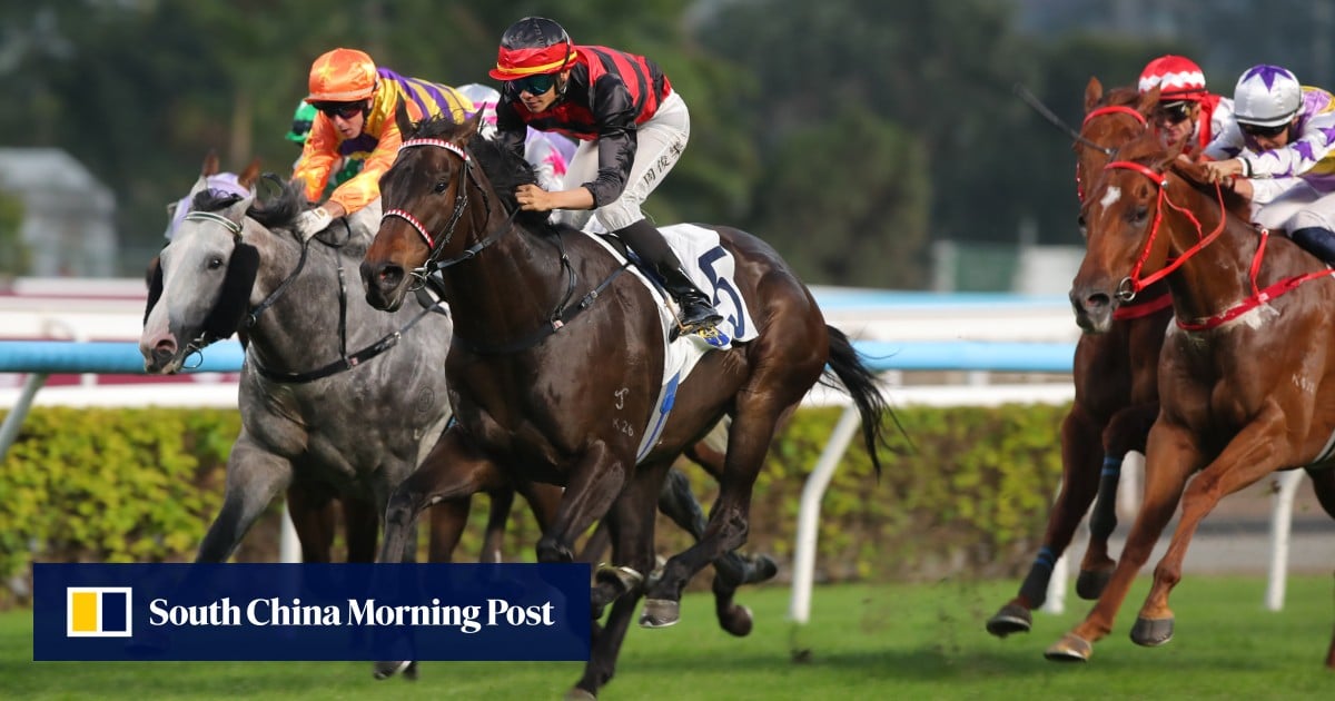 SCMPRacingPost's tweet card. The status quo was maintained in the race to become the local rider at next month’s Longines International Jockeys’ Championship after Vincent Ho Chak-yiu and Jerry Chau Chun-lok both struck at Sha...