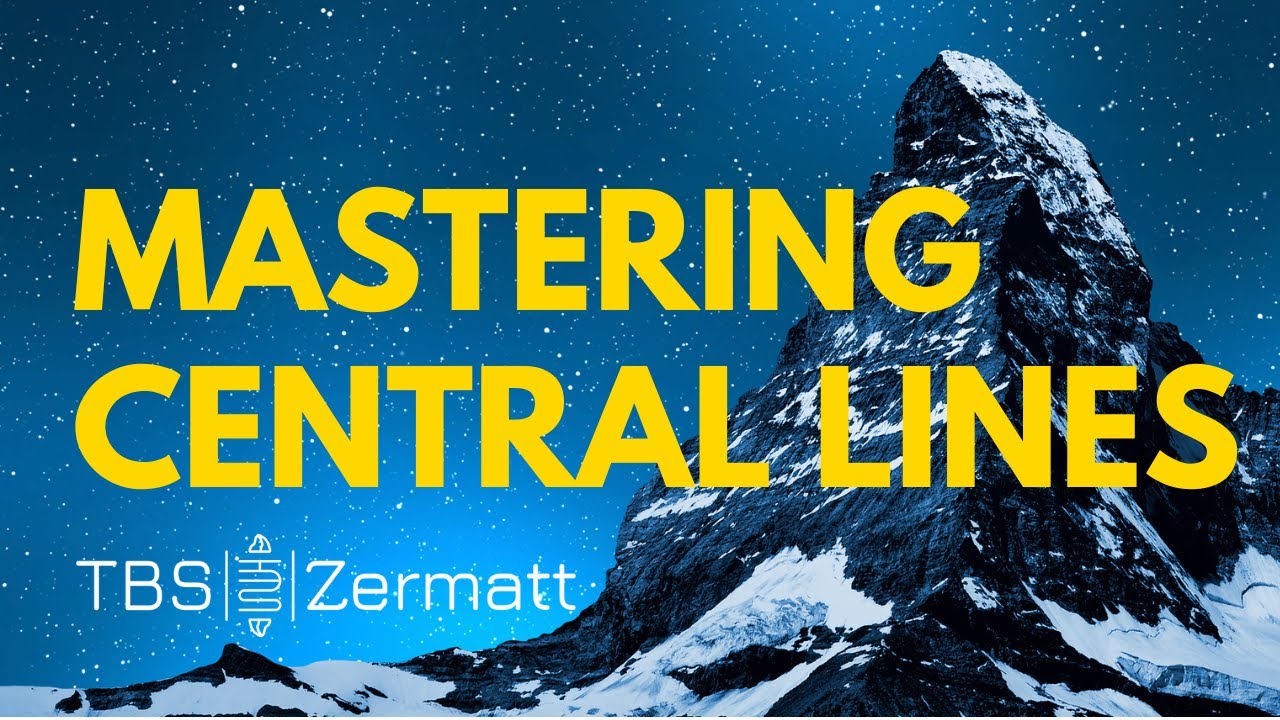 TBS_Zermatt's tweet card. Mastering the Seldinger Technique for God Tier Central Lines | Ola...